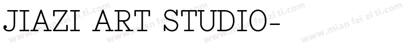 JIAZI ART STUDIO字体转换